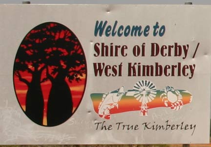 le véritable Kimberley !
Derby organise un féstival Boab annuel, avec rodéo.