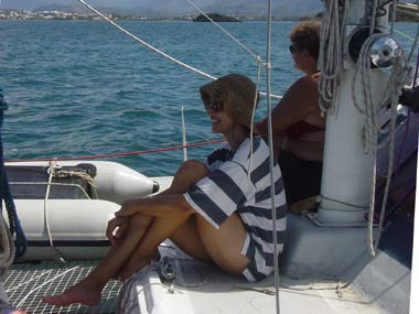 à l'ombre de la grand voile